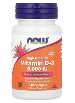 NOW Vitamin D-3 5000