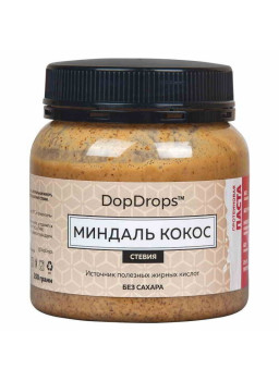 DopDrops Миндально-кокосовая паста с протеином