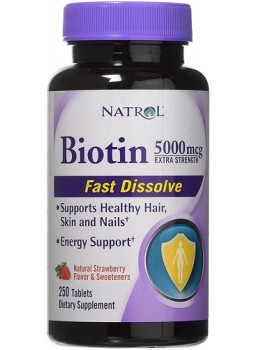 Natrol Biotin 5000 мкг. 