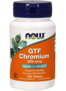 NOW GTF Chromium 200 мкг 