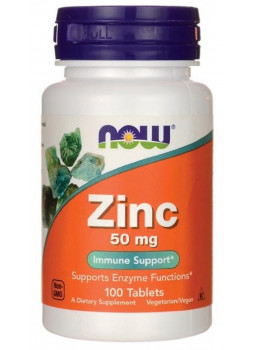 NOW Zinc Gluсonate 50 мг. 