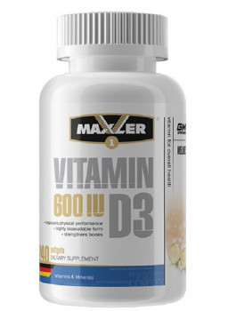 Maxler Vitamin D3 600iu