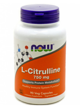 NOW L-Citrulline 750 mg.