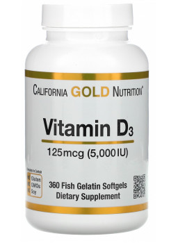 California Gold Nutrition Vitamin D3 
