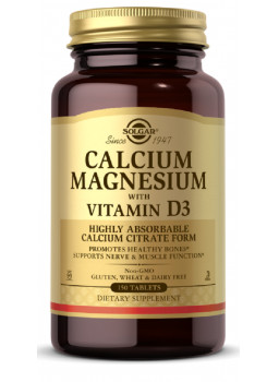 Solgar Calcium Magnesium wich Vitamin D3 