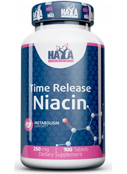Haya Labs Niacin Time Release 250 mg.