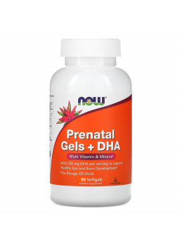 NOW Prenatal Gels+DHA 
