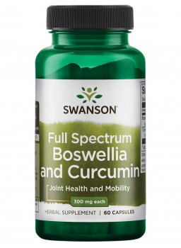 Swanson Boswellia & Curcumin 300 mg