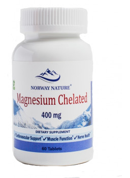 Norway Nature Magnesium Chelated 400 mg.
