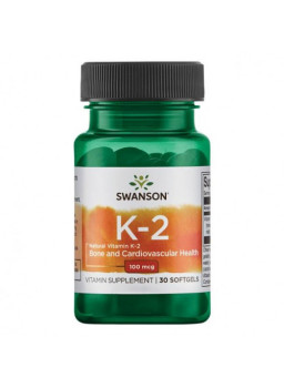 Swanson Vitamin K-2 100mcg.