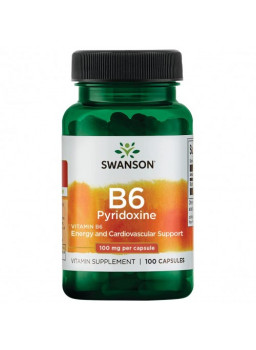 Swanson B6 Pyridoxine 100mg. 