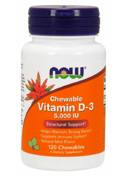 NOW Chewable Vitamin D-3 5000