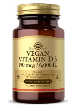 Solgar Vegan Vitamin D3 6000IU