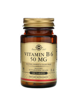 Solgar Vitamin B6 50mg. 