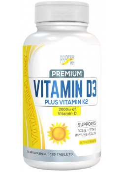 Proper Vit Vitamin D3 2000 IU + K2 