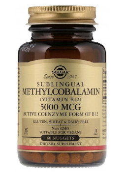 Solgar Methylcobalamin Vitamin B12 5000 