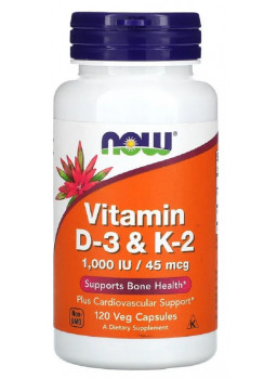 NOW Vitamin D-3&K-2 