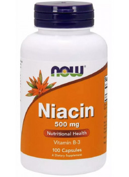 NOW Niacin 500 mg.