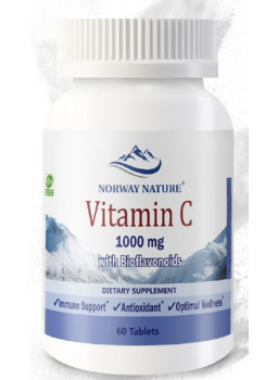 Norway Nature Vitamin C 1000 mg. with Bioflavonoids 