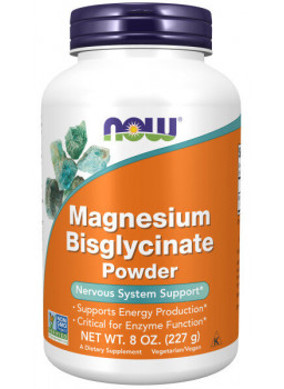 NOW Magnesium Bisglycinate Powder 