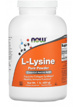 NOW L-Lysine Pure Powder 