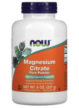 NOW Magnesium Citrate Pure Powder 