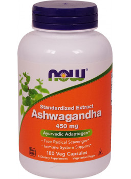 NOW Ashwagandha 450 mg.