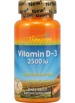 Thompson since 1932 Vitamin D-3 2500IU