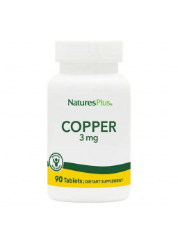 NaturesPlus Copper 3mg.