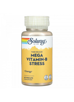 Solaray Mega Vitamin B-Stress Timed-R