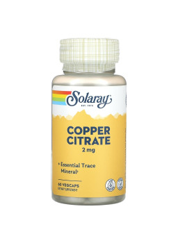 Solaray Copper Citrate 2mg